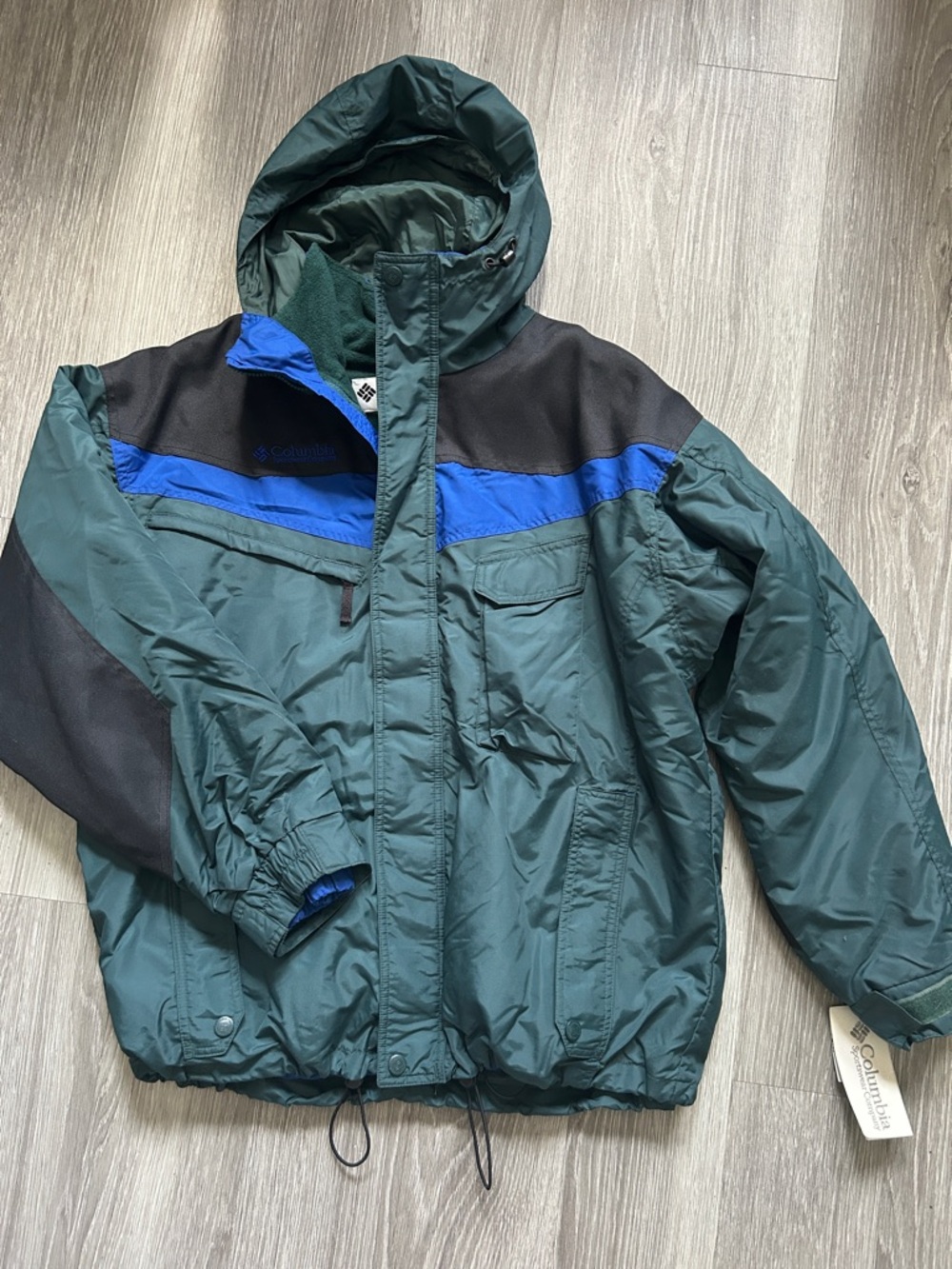NWT Vintage Colombia Sportswear Company Men’s Dolomite Parka 3-in-Jacket Fleece